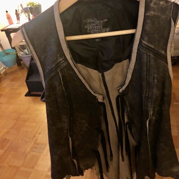 RARE LIP SERVICE LEATHER VEST NEW1 - Picture 3 of 12